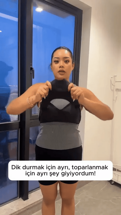𝐋𝐔𝐌𝐄𝐑𝐀𝐒 Duruş Düzeltici Dikişsiz Sütyen Doğal Toparlama • Sırt Desteği • Gün Boyu Konfor